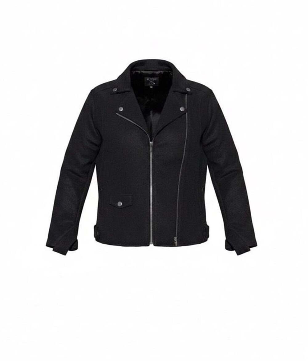 LA Hearts Women’s Black Moto Jacket Size Medium M Full Zip Biker Style